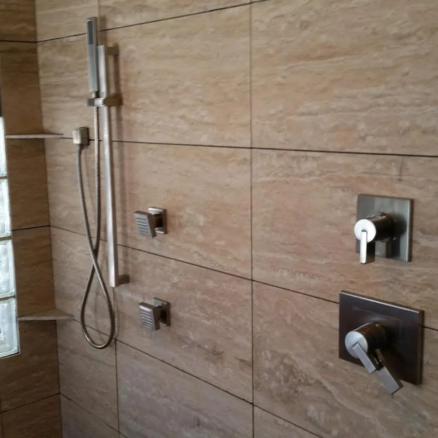 Shower fixture installation for Water Heater Replacement in Frederick